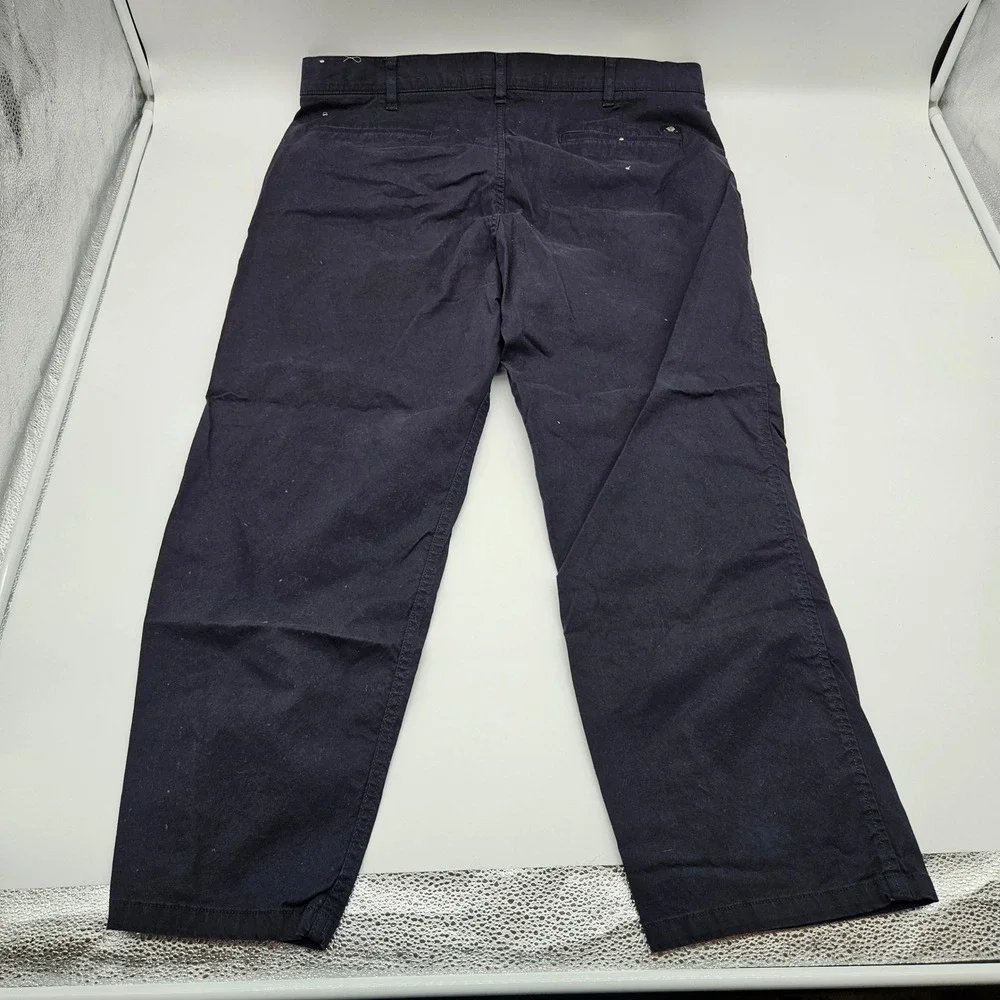 Dockers Mens Straight Fit Navy Blue‎ Chinos Pants Size W40 L30